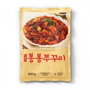 [강릉댁 봉봉쭈꾸미 600g] 매콤 탱글 양념 쭈꾸미 볶음 밀키트